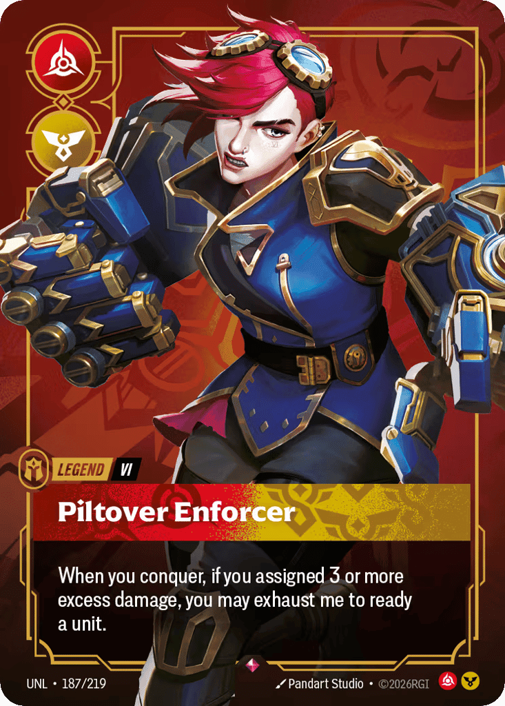 Vi, Piltover Enforcer [UNL 187/219] (Foil)