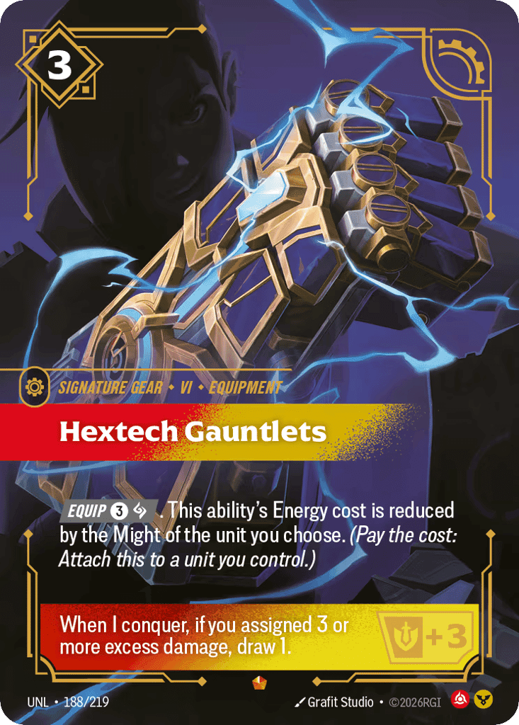 Hextech Gauntlets [UNL-188] (Foil)