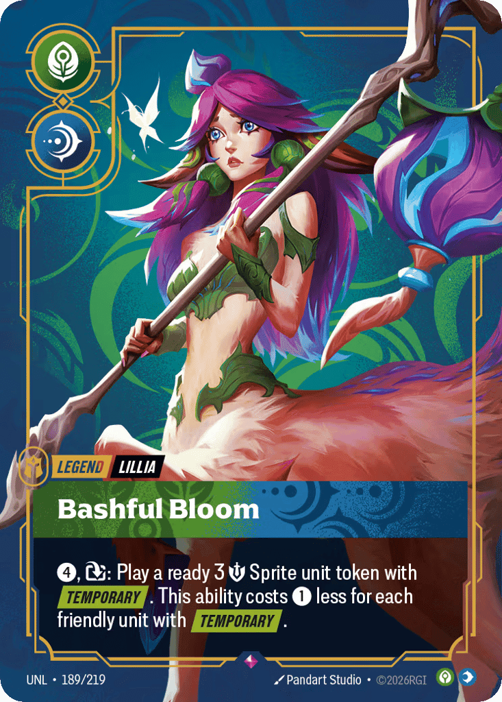 Lillia, Bashful Bloom [UNL 189/219] (Foil)