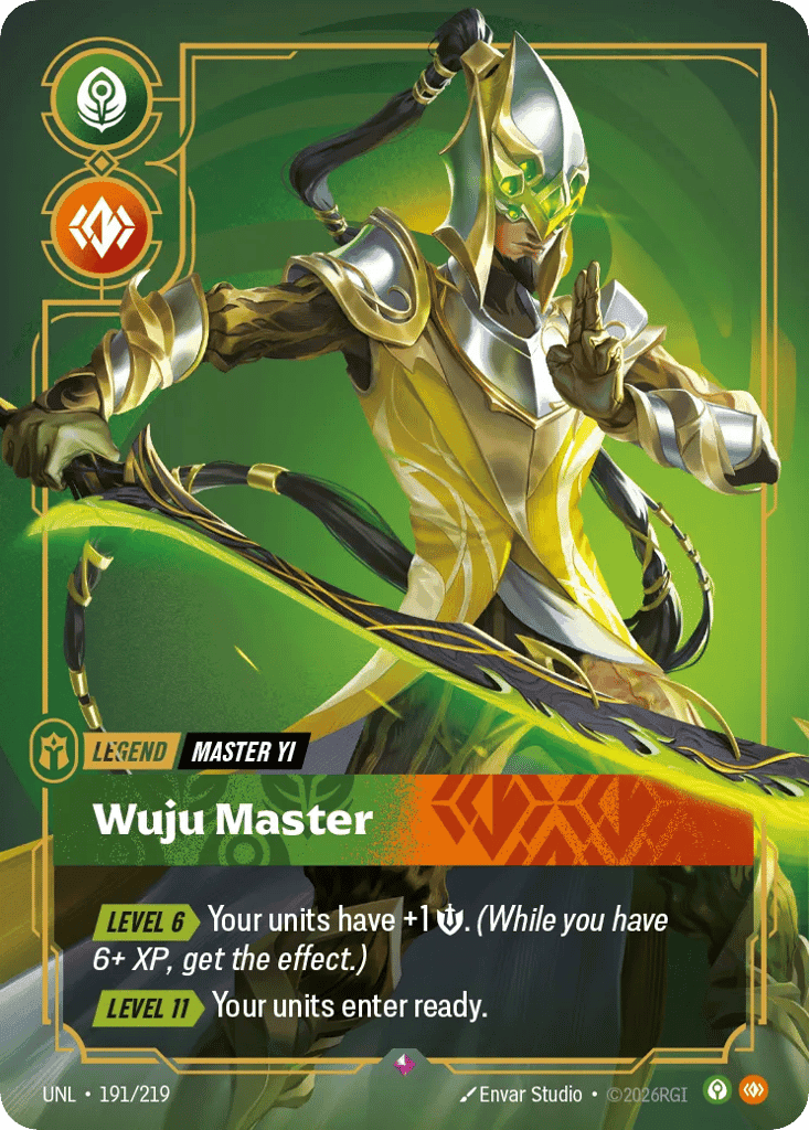 Master Yi, Wuju Master [UNL 191/219] (Foil)