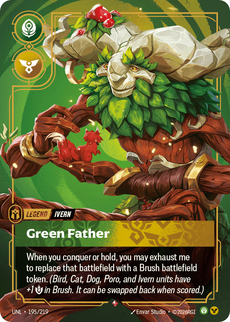Ivern, Green Father [UNL 195/219] (Foil)