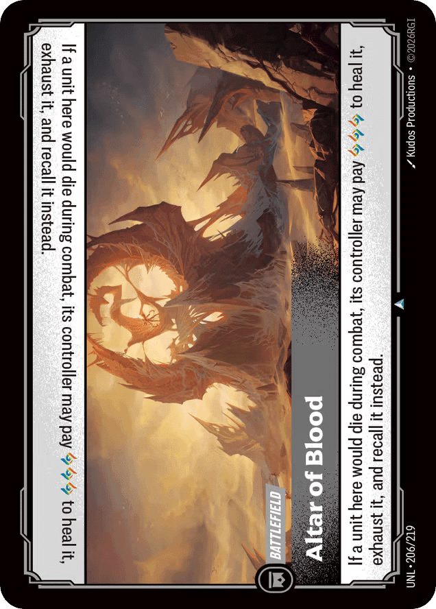 Altar of Blood [UNL-206] (Foil)