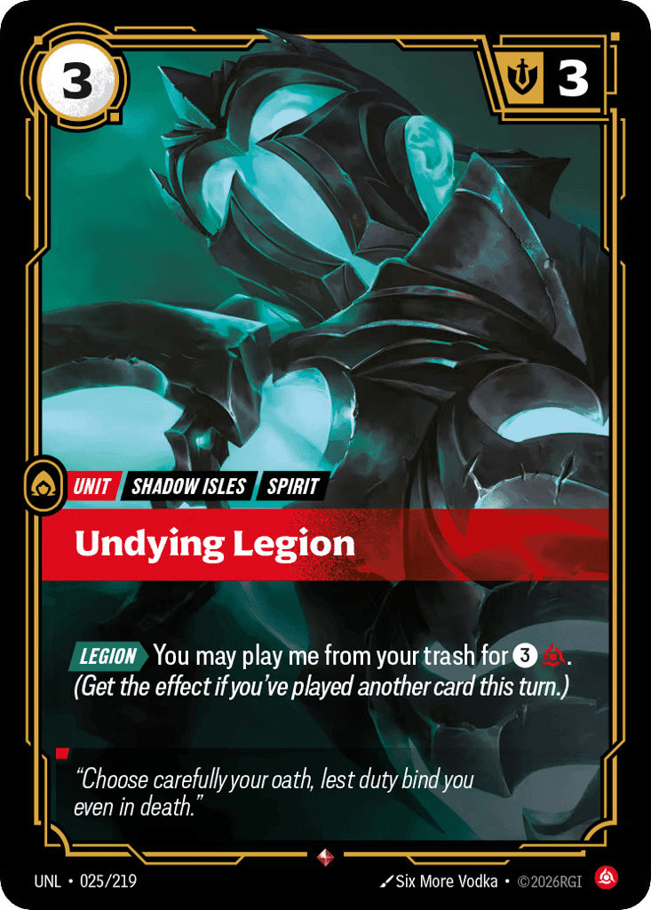 Undying Legion [UNL-025] (Foil)