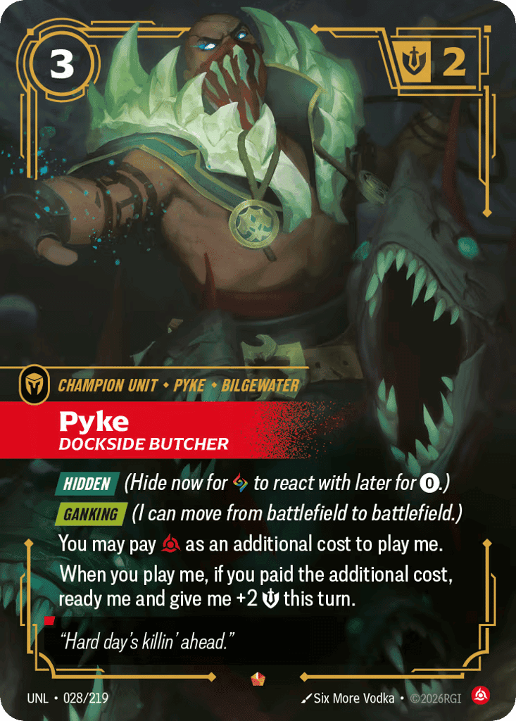 Pyke, Dockside Butcher [UNL 028/219] (Foil)