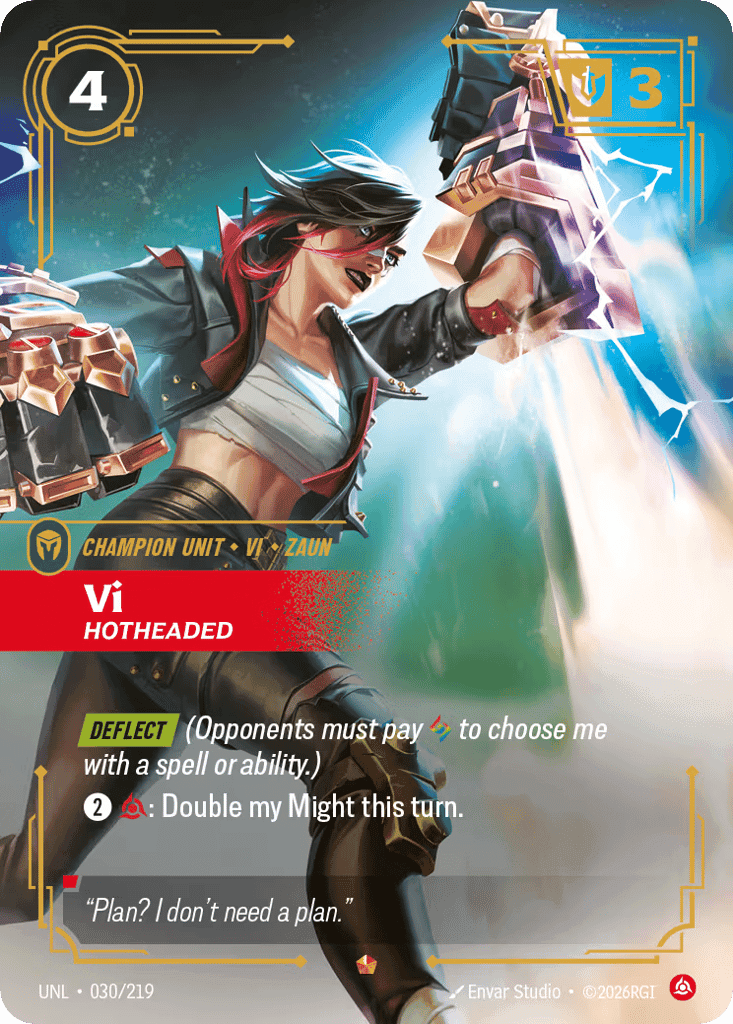 Vi, Hotheaded [UNL 030/219] (Foil)