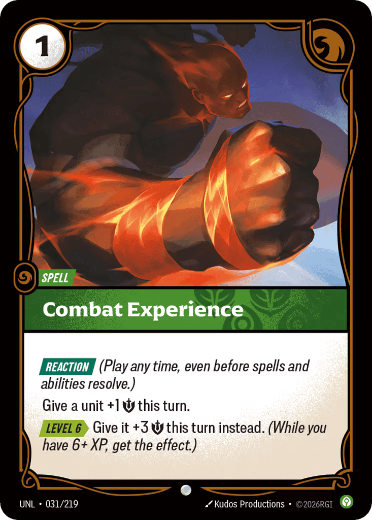 Combat Experience [UNL-031]