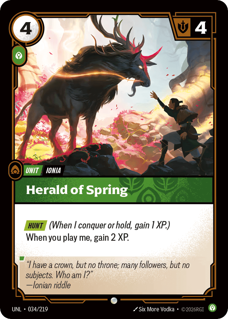 Herald of Spring [UNL-034] (Foil)