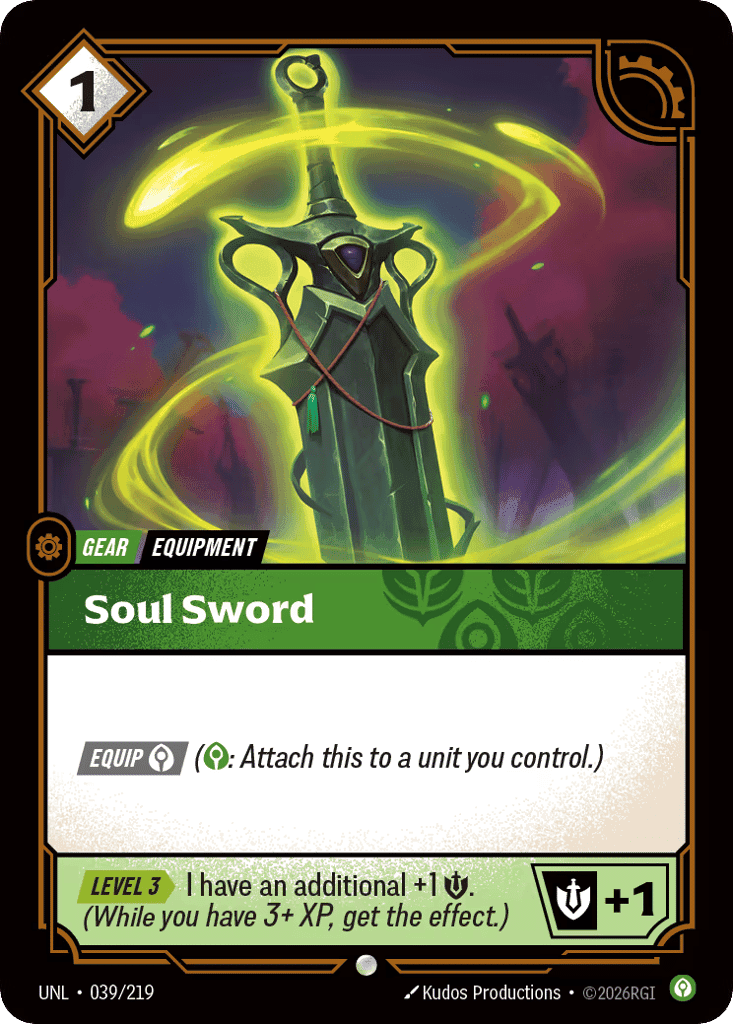 Soul Sword [UNL-039]