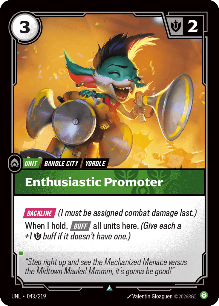 Enthusiastic Promoter [UNL-043]