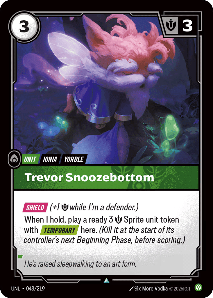 Trevor Snoozebottom [UNL-048] (Foil)
