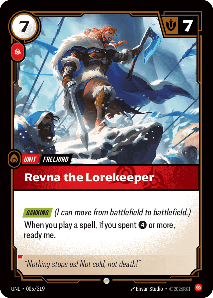 Revna the Lorekeeper [UNL-005]