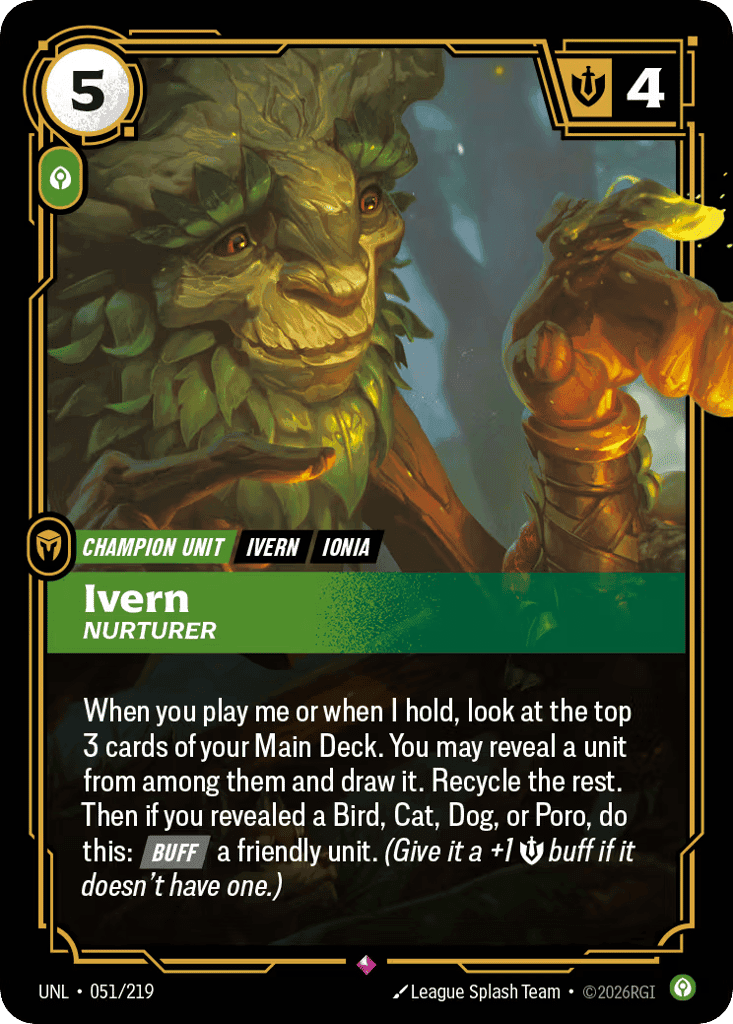 Ivern, Nurturer [UNL 051/219] (Foil)