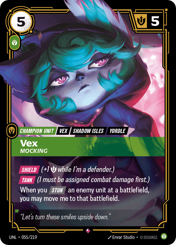 Vex, Mocking [UNL 055/219] (Foil)