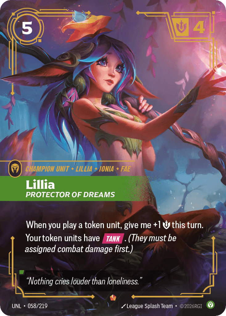 Lillia, Protector of Dreams [UNL 058/219] (Foil)