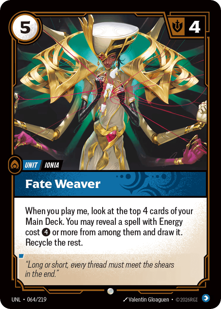 Fate Weaver [UNL-064]