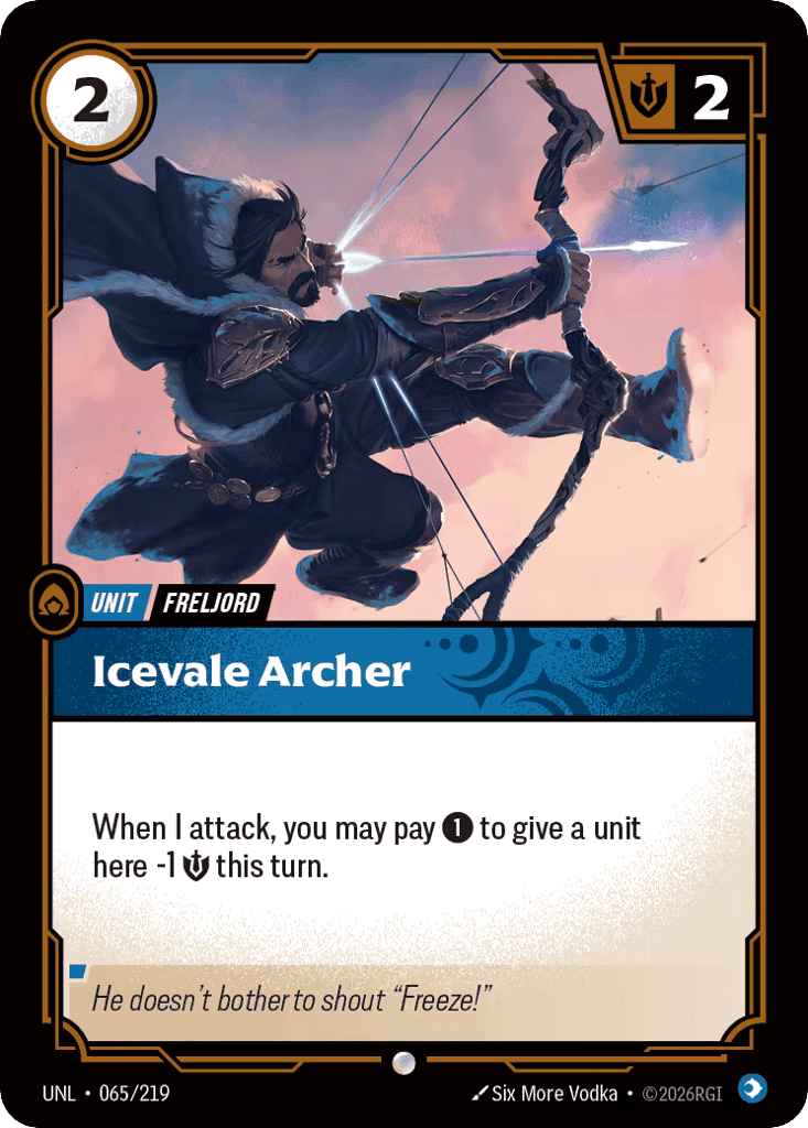 Icevale Archer [UNL-065] (Foil)