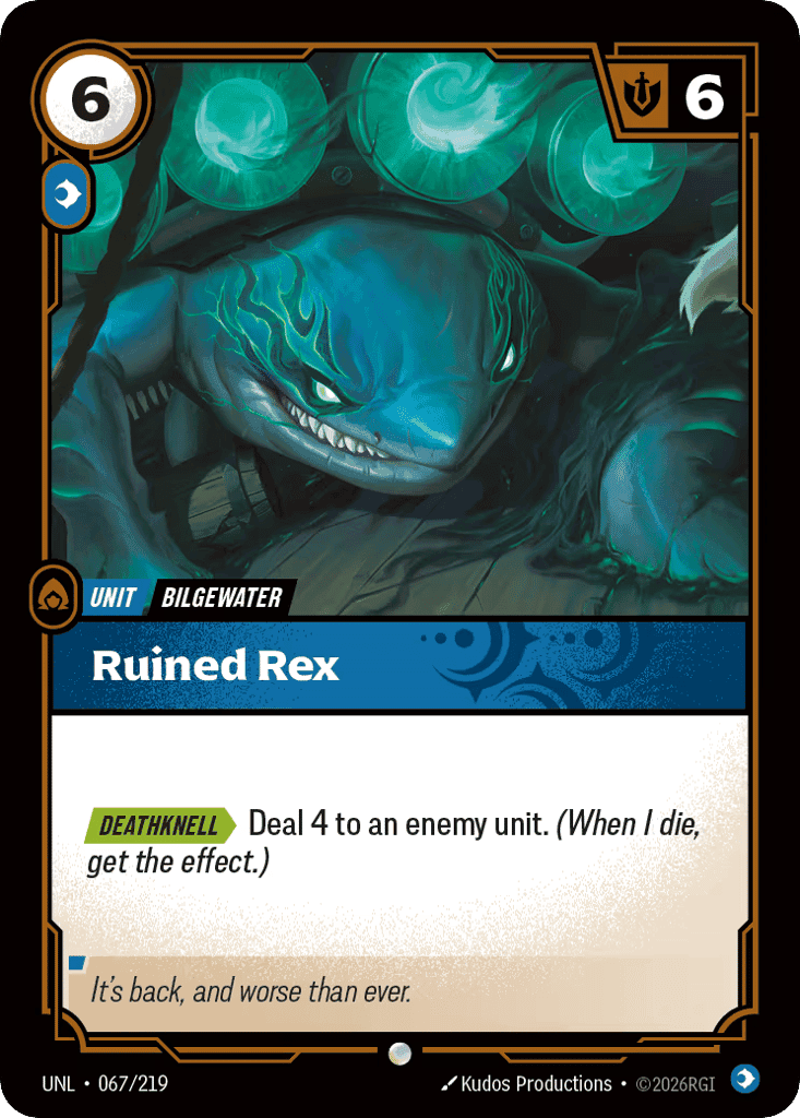 Ruined Rex [UNL-067]