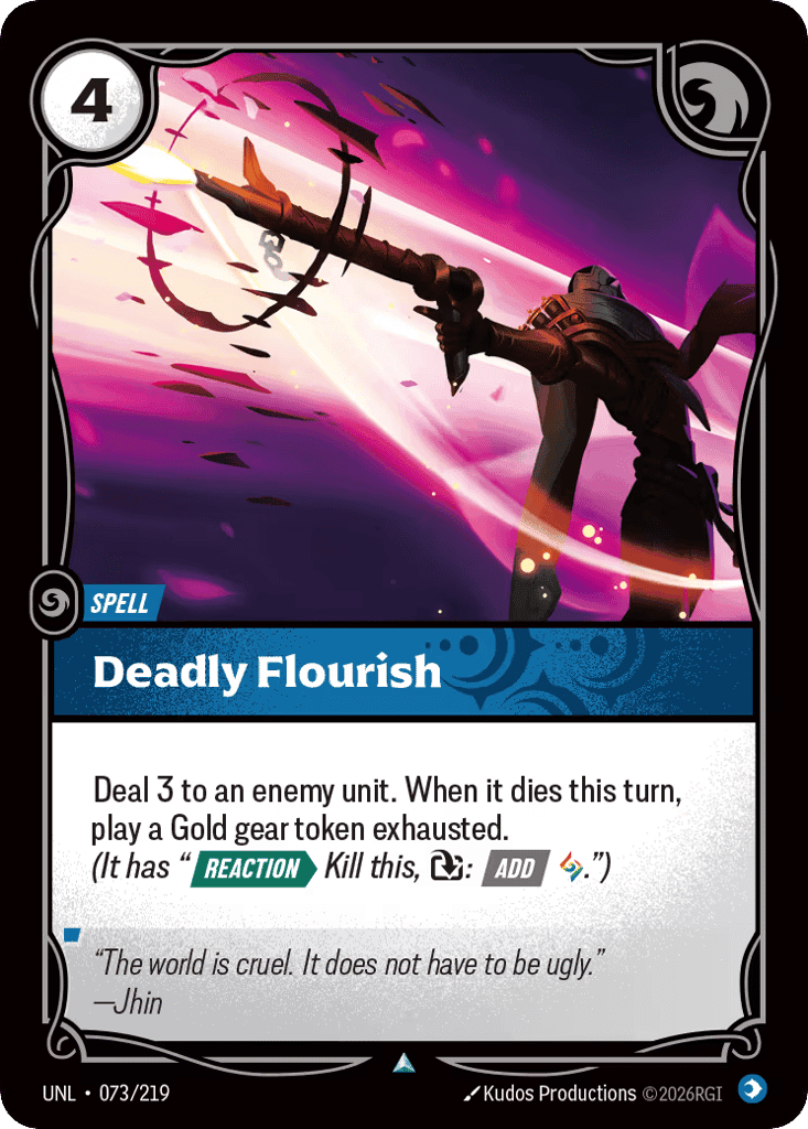 Deadly Flourish [UNL-073]