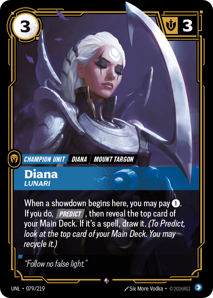 Diana, Lunari [UNL 079/219] (Foil)