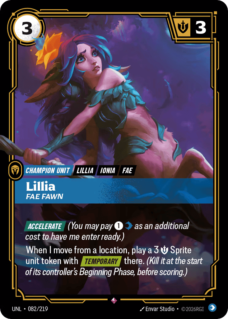 Lillia, Fae Fawn [UNL 082/219] (Foil)