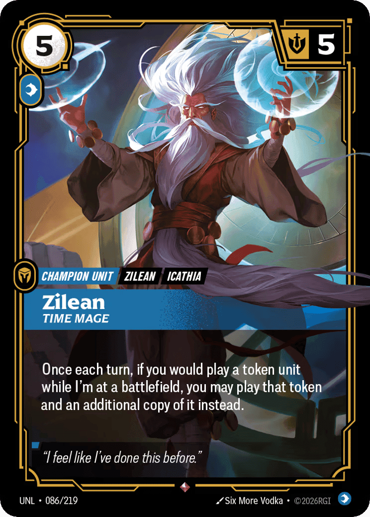 Zilean, Time Mage [UNL 086/219] (Foil)
