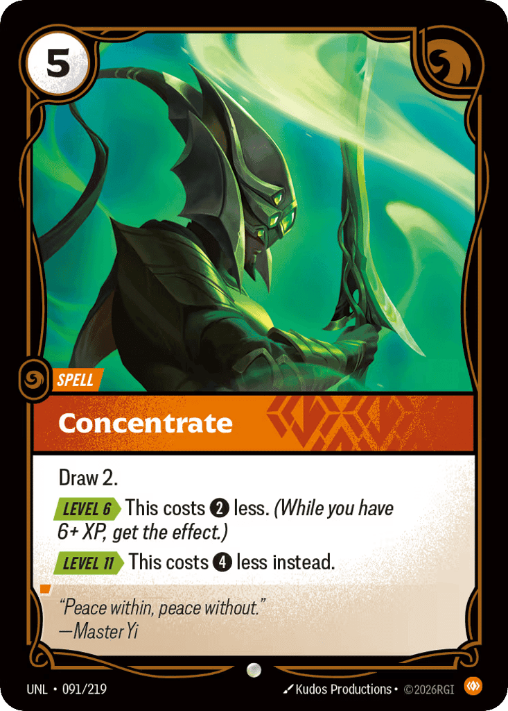 Concentrate [UNL-091] (Foil)