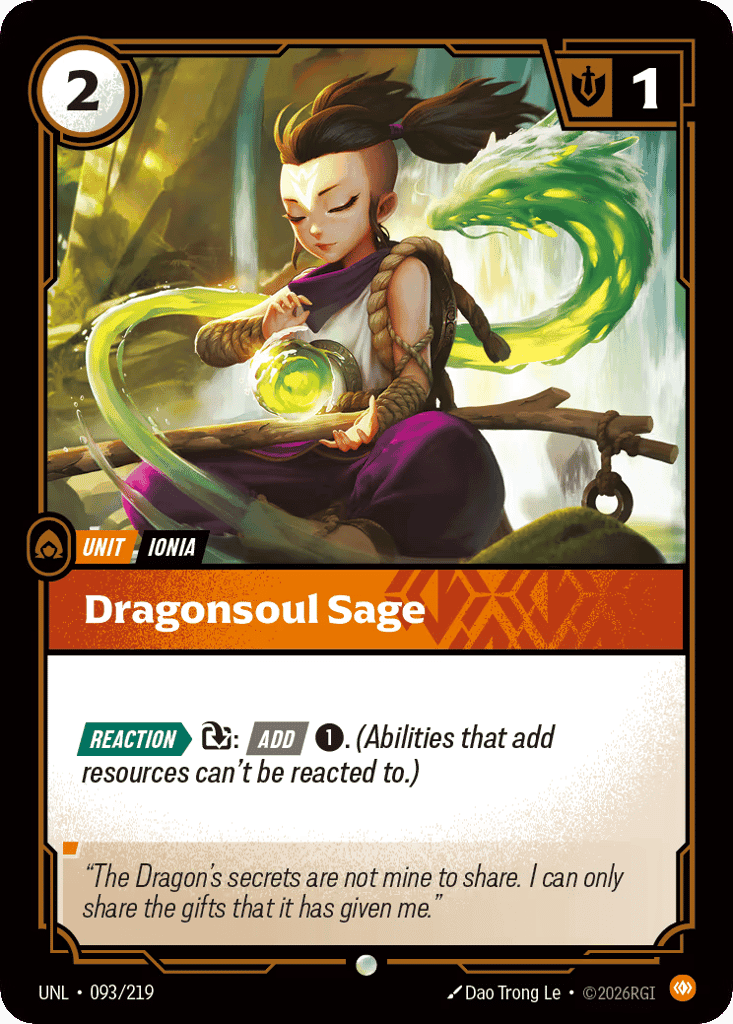 Dragonsoul Sage [UNL-093]