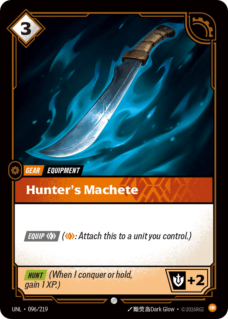 Hunter's Machete [UNL-096]