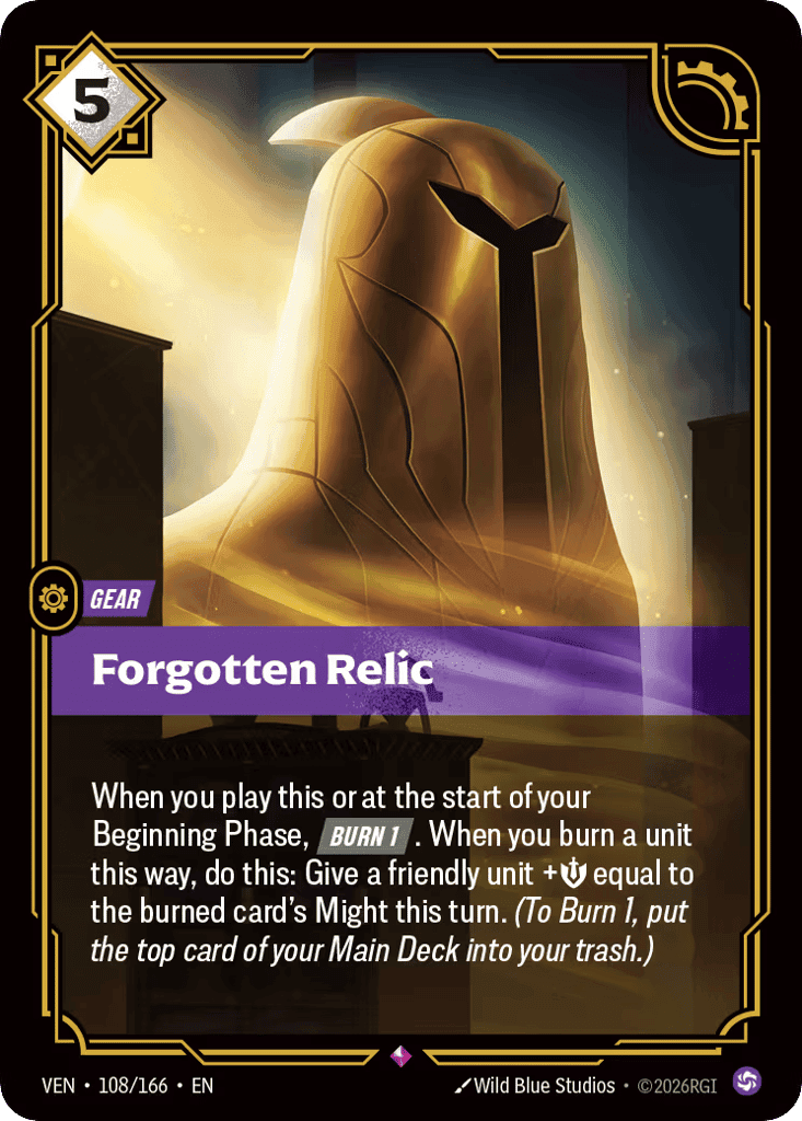 Forgotten Relic [VEN-108] (Foil)