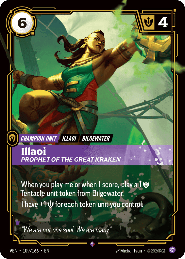 Illaoi, Prophet of the Great Kraken [VEN 109/166] (Foil)
