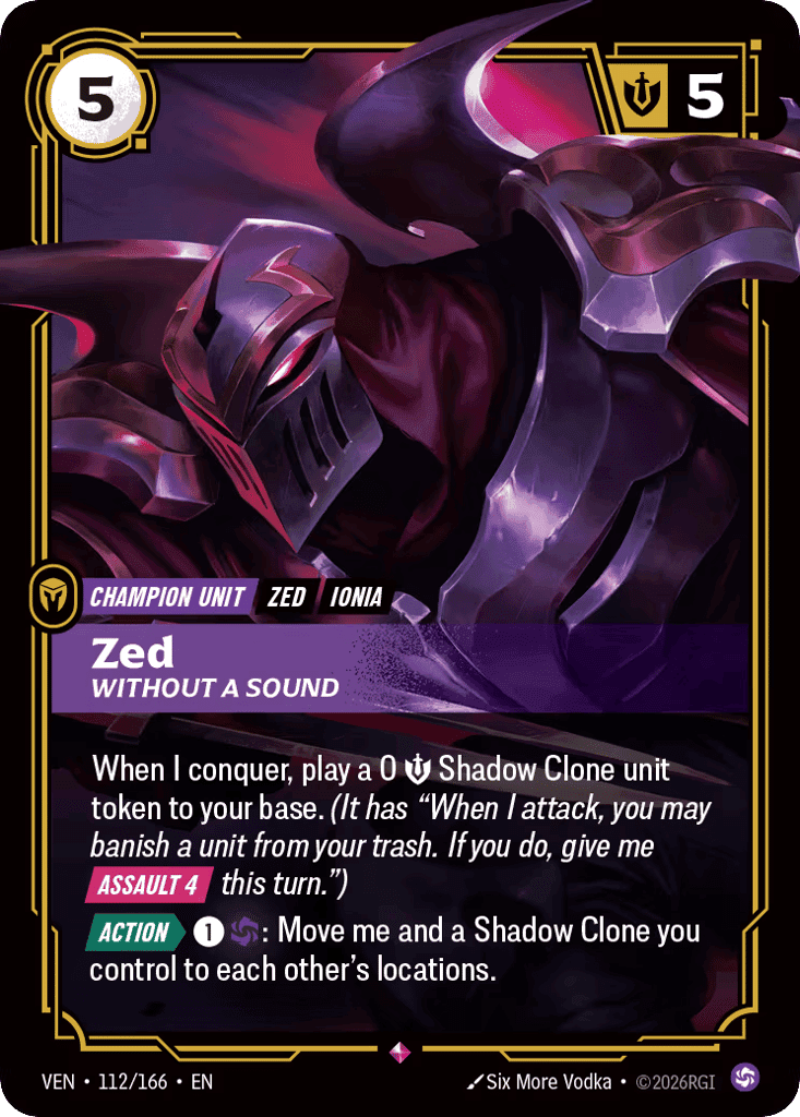 Zed, Without a Sound [VEN 112/166] (Foil)