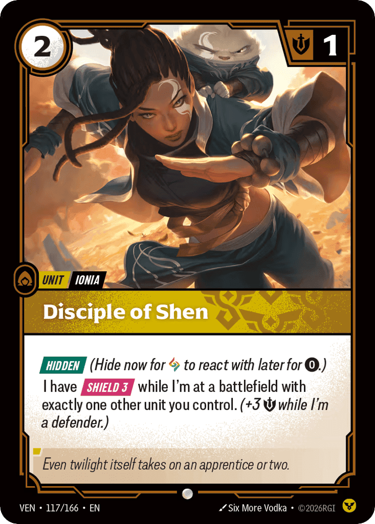 Disciple of Shen [VEN-117] (Foil)