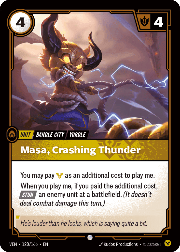 Masa, Crashing Thunder [VEN 120/166]