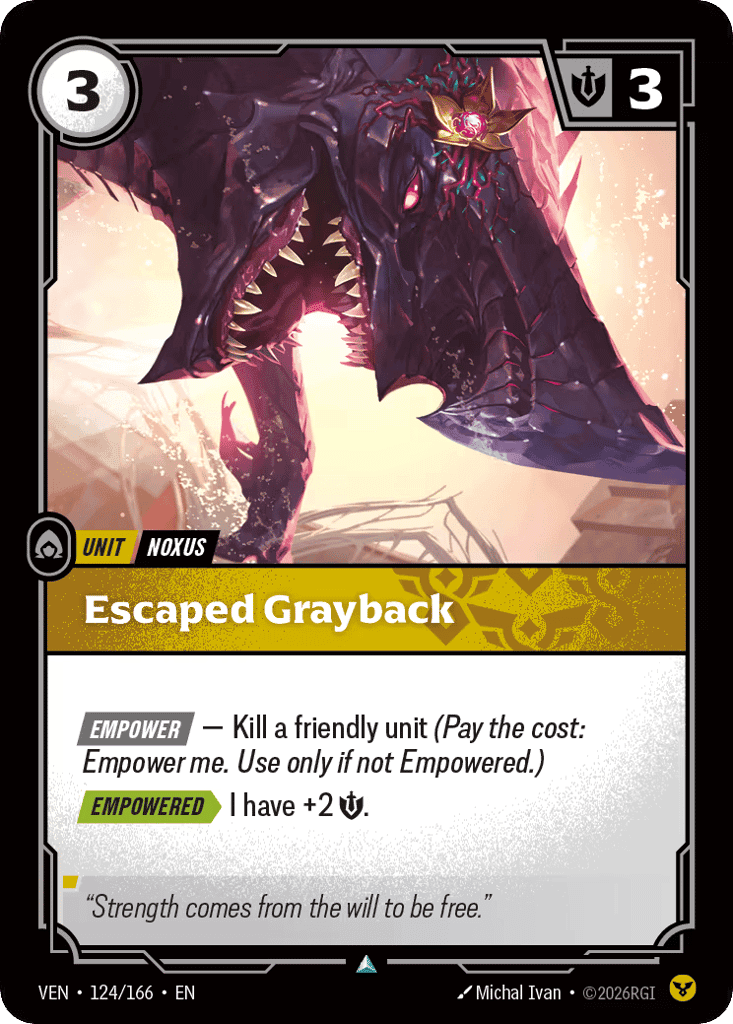 Escaped Grayback [VEN-124]