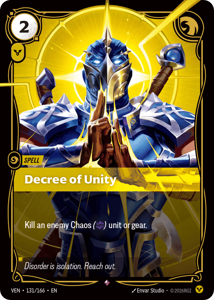 Decree of Unity [VEN-131] (Foil)