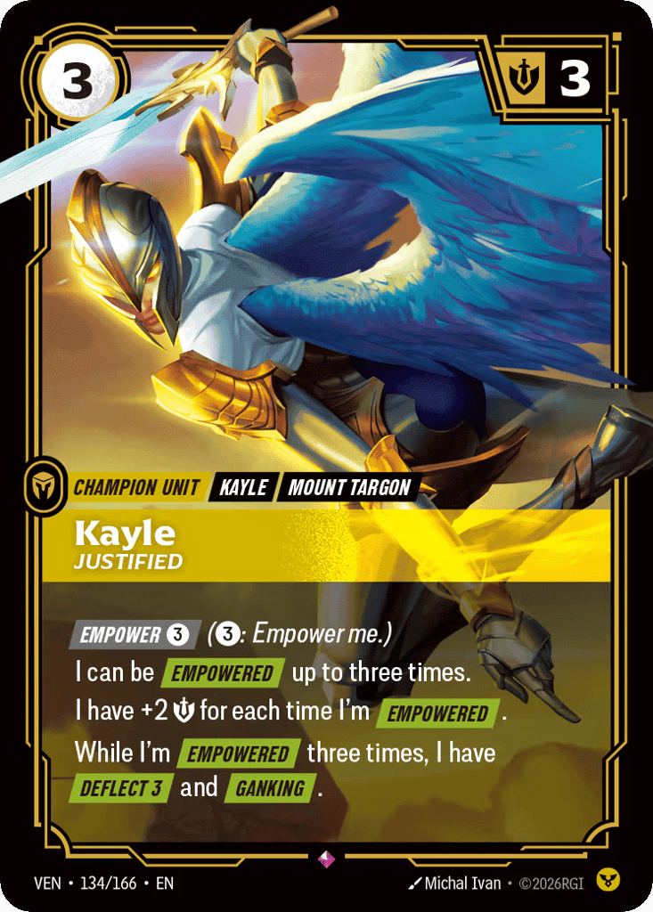 Kayle, Justified [VEN 134/166] (Foil)