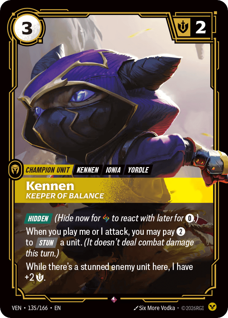 Kennen, Keeper of Balance [VEN 135/166] (Foil)