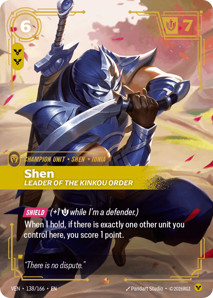 Shen, Leader of the Kinkou Order [VEN 138/166] (Foil)