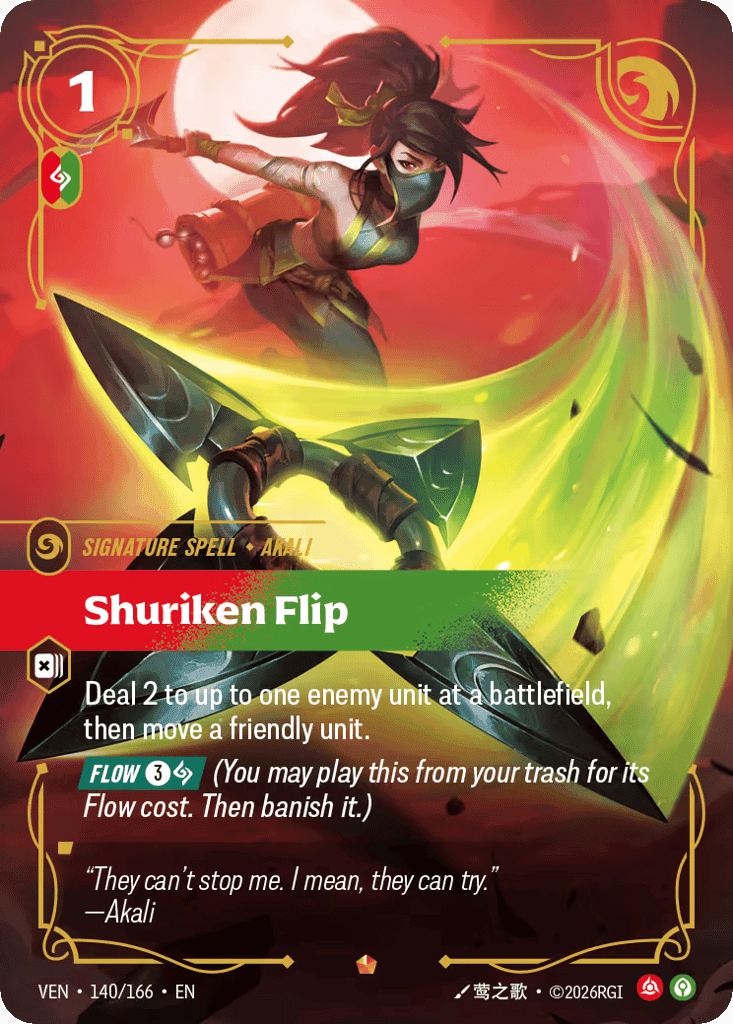 Shuriken Flip [VEN-140] (Foil)