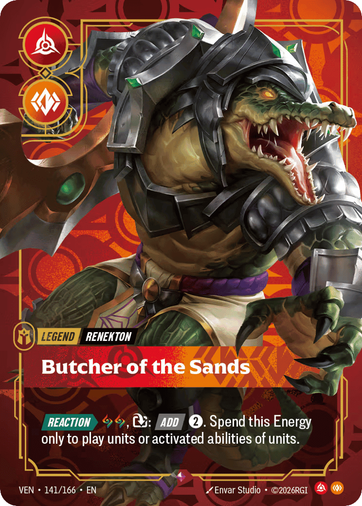 Renekton, Butcher of the Sands [VEN 141/166] (Foil)