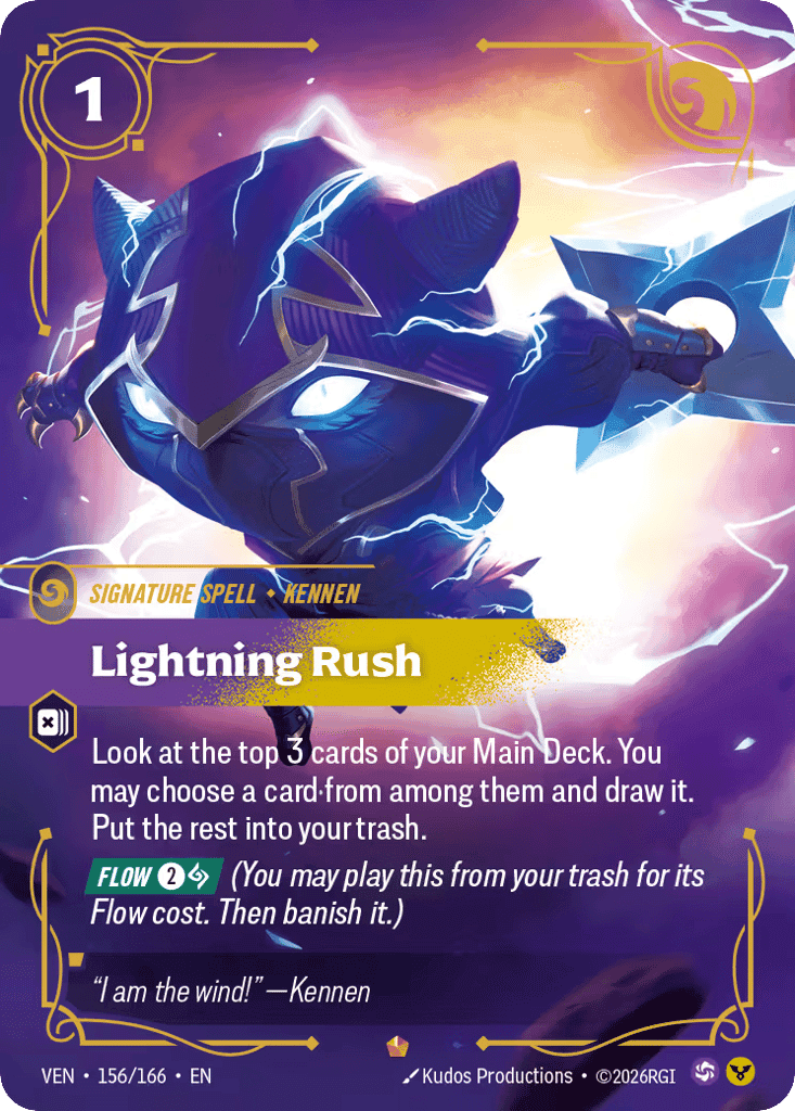 Lightning Rush [VEN-156] (Foil)