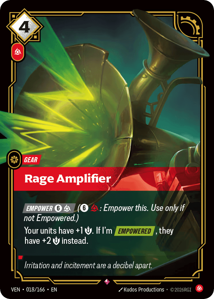 Rage Amplifier [VEN-018] (Foil)