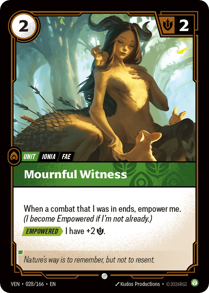 Mournful Witness [VEN-028] (Foil)