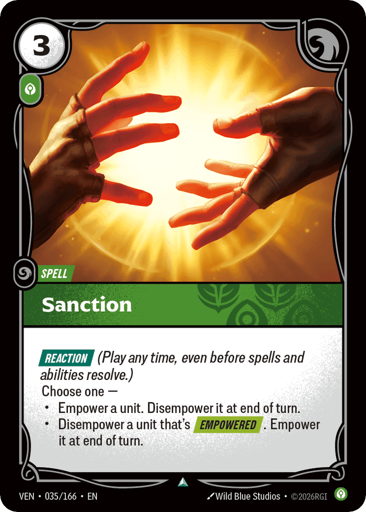 Sanction [VEN-035] (Foil)