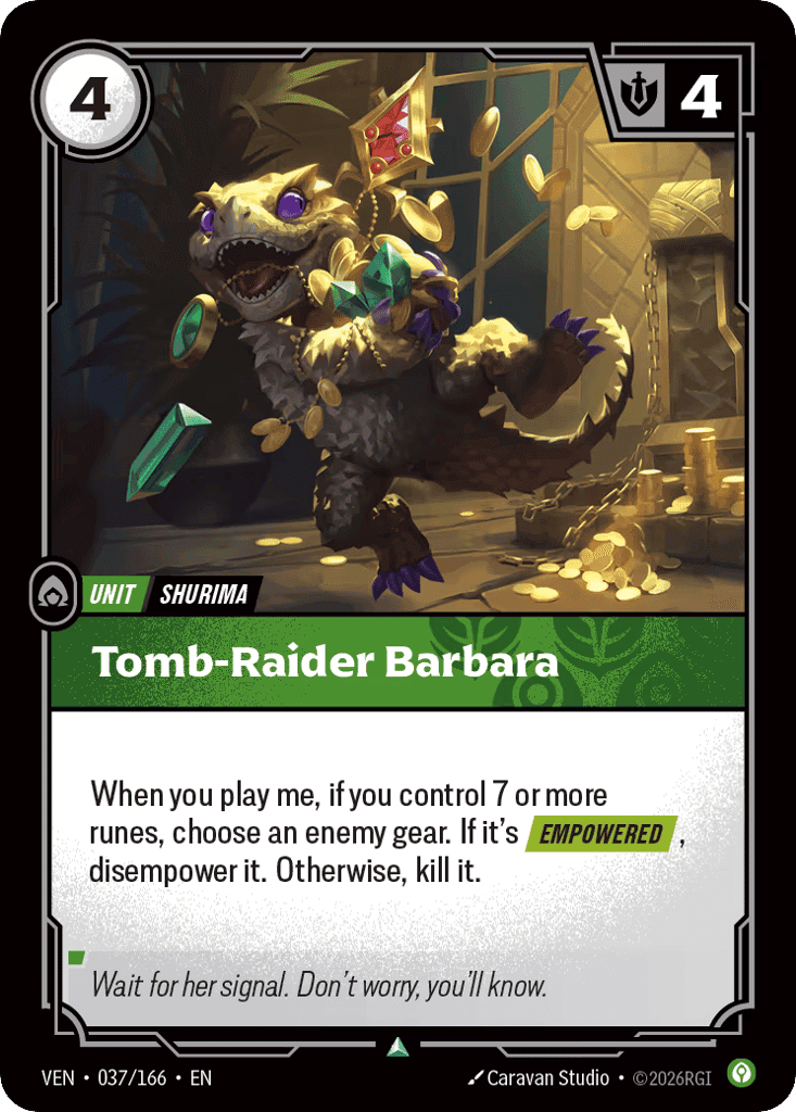 Tomb-Raider Barbara [VEN-037] (Foil)