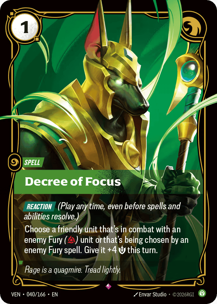 Decree of Focus [VEN-040] (Foil)
