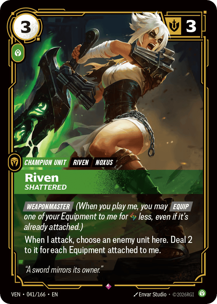 Riven, Shattered [VEN 041/166] (Foil)