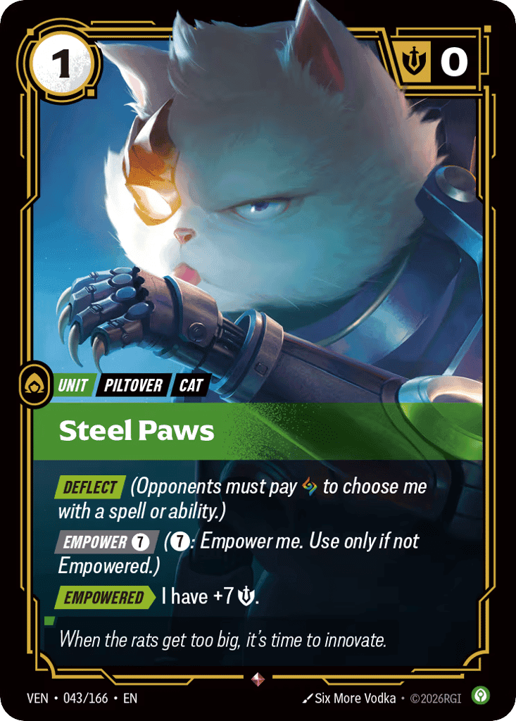 Steel Paws [VEN-043] (Foil)