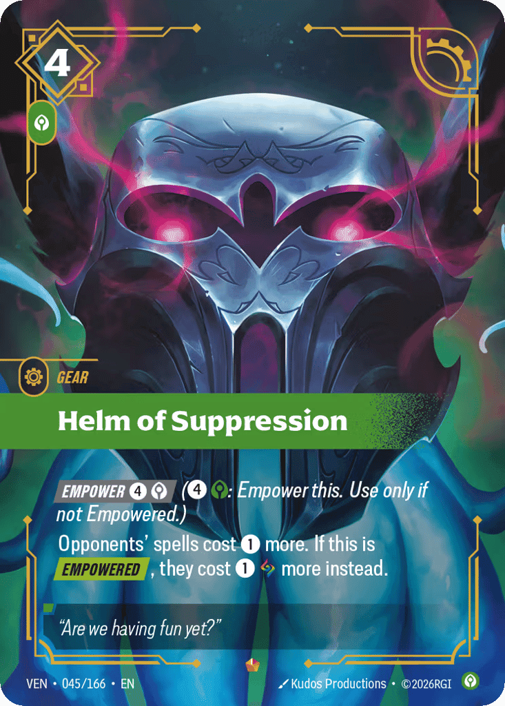 Helm of Suppression [VEN-045] (Foil)
