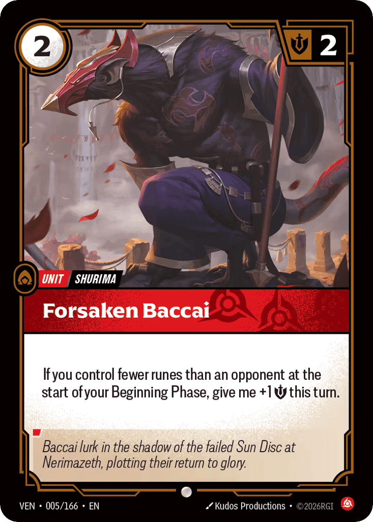 Forsaken Baccai [VEN-005]